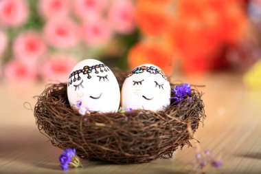 Boyalı yumurtalar.