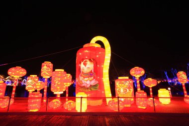 Çin bayramı feneri. 