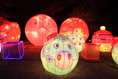Çin bayramı feneri. 