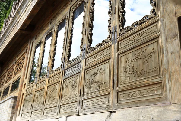 Az ősi kínai építészet ablakai — Stock Fotó