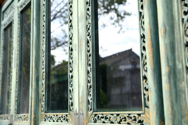 Az ősi kínai építészet ablakai — Stock Fotó