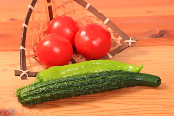 Vegetables on white background — Stock Photo, Image