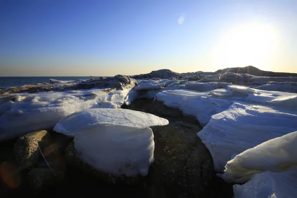 海の景色は冬です。 — ストック写真