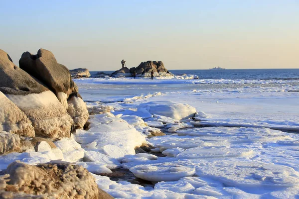 海の景色は冬です。 — ストック写真