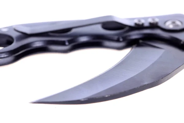 Stainless steel folding knife — Stock Photo, Image