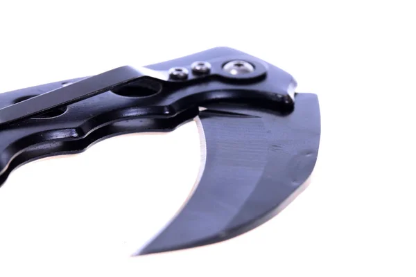 Stainless steel folding knife — Stock Photo, Image