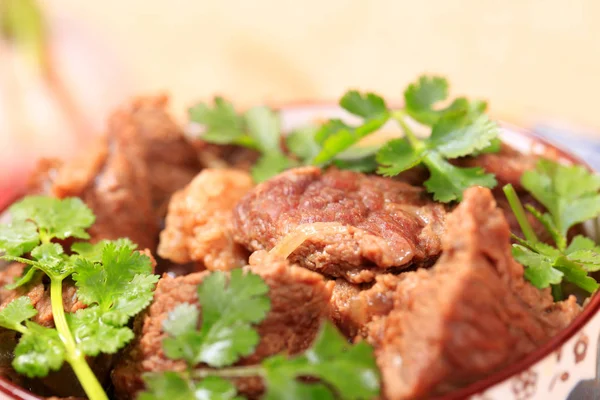 Chinees eten, stoofpot van rundvlees — Stockfoto