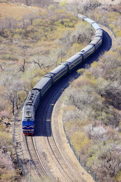 El tren en marcha , —  Fotos de Stock