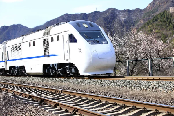 El tren en marcha , —  Fotos de Stock