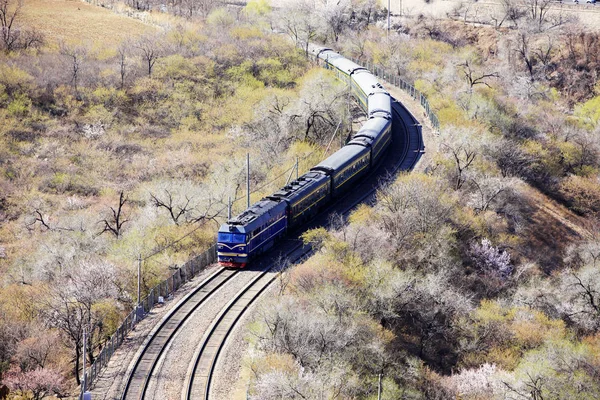 The train running, — Stock Photo, Image