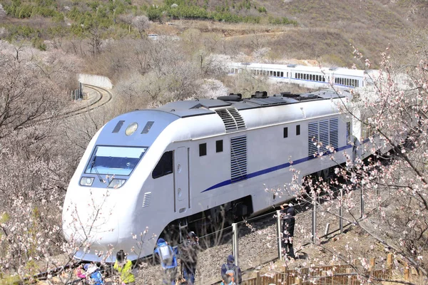 Η αμαξοστοιχία κινείται, — Φωτογραφία Αρχείου