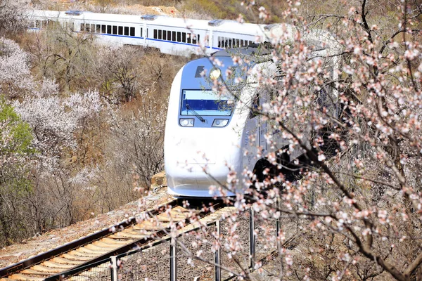 走る列車, — ストック写真