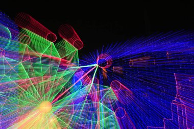 renk ışık arka plan