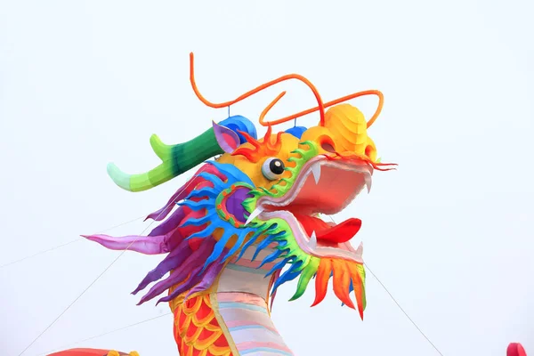 Dragón en festival de linterna china —  Fotos de Stock