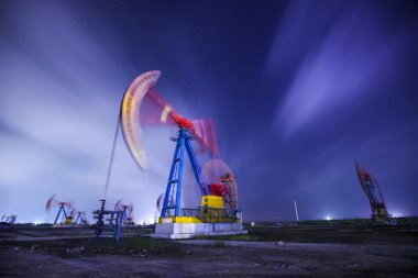 Akşamları yağ pompası.