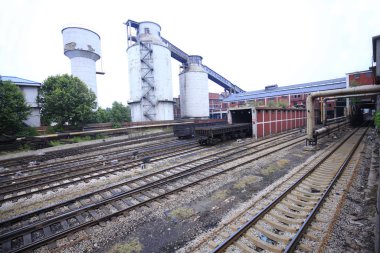 Freight train tracks