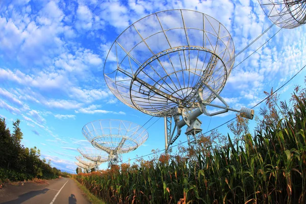 Radioteleskop – stockfoto