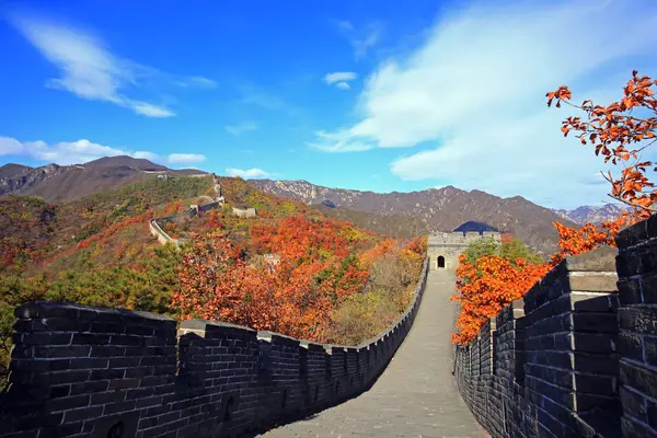 The Great Wall in autumn — Stock Photo, Image