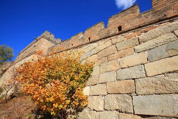 Velká zeď na podzim — Stock fotografie