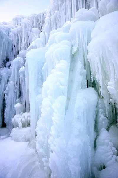 Cascata di ghiaccio — Foto Stock