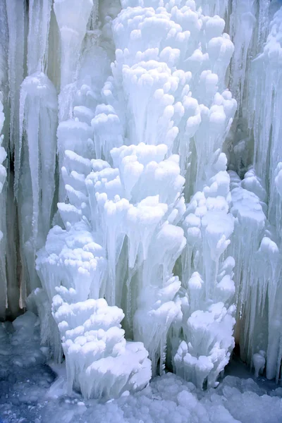 Ice waterfall — Stock Photo, Image