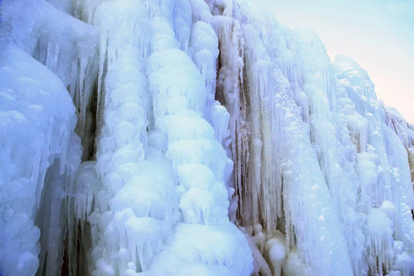 Ice waterfall — Stock Photo, Image