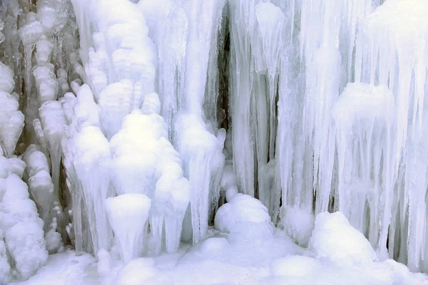 Ледяной водопад — стоковое фото