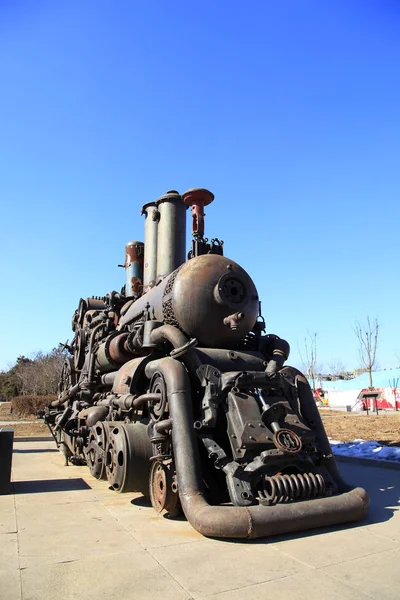 Het treinmodel — Stockfoto