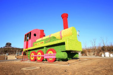 Geceleri Çin fenerleri.