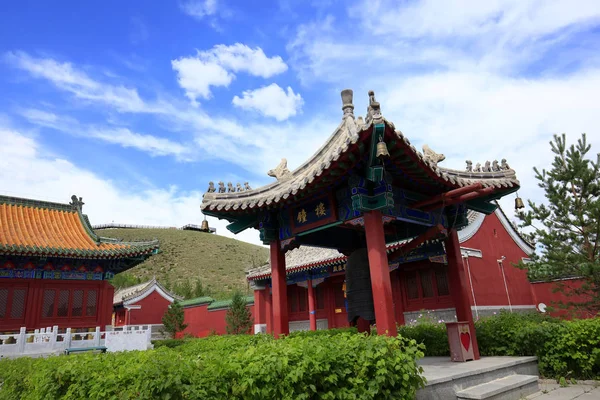 Edifício de templos chineses — Fotografia de Stock