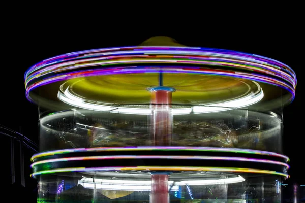 Girando luzes coloridas — Fotografia de Stock