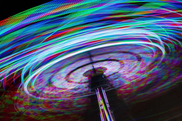 Rotating colored lights — Stockfoto