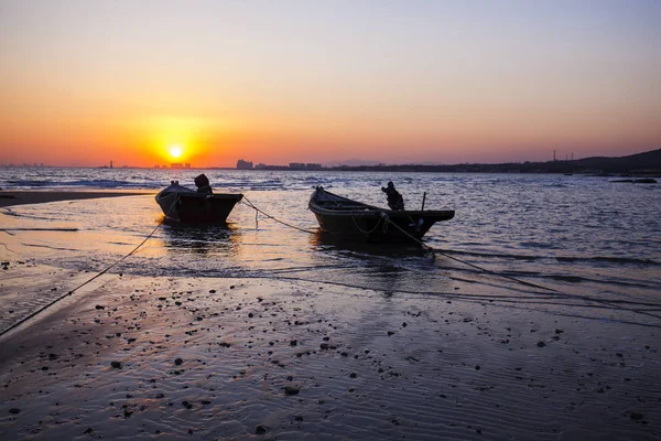 The evening scenery of the sea — Stock Photo, Image