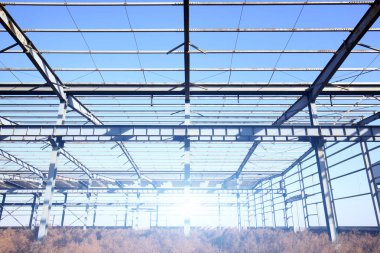 Fabrika atölyesi, çelik yapı