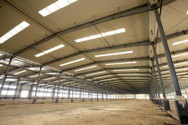 Fabrika atölyesi, çelik yapı