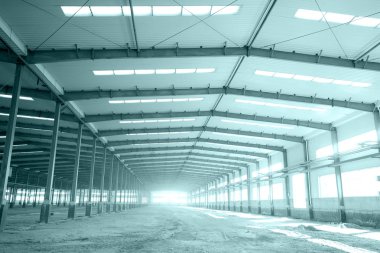 Fabrika atölyesi, çelik yapı