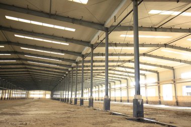 Fabrika atölyesi, çelik yapı