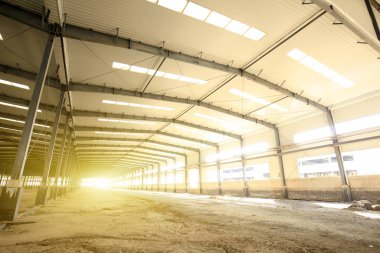 Fabrika atölyesi, çelik yapı