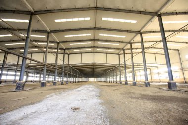 Fabrika atölyesi, çelik yapı