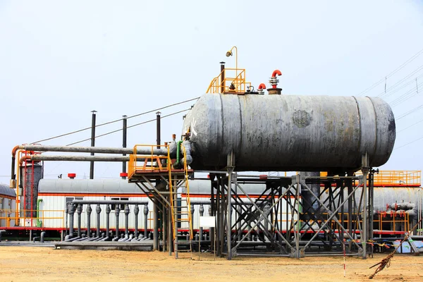 Sprzęt przemysłu wydobycia ropy naftowej — Zdjęcie stockowe