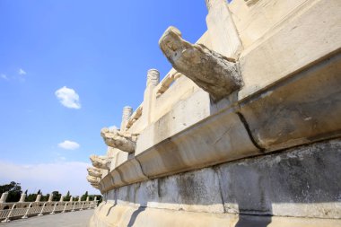 Eski Çin taş oyması.