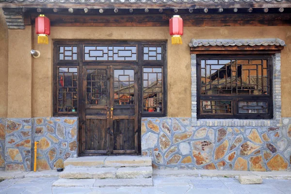 Древние китайские сельские дома — стоковое фото