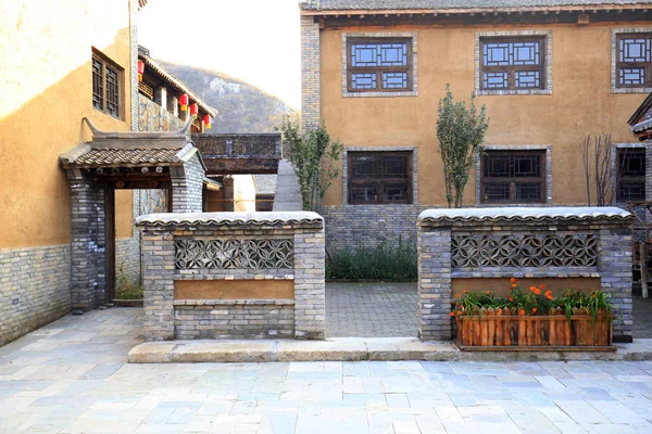 Las antiguas casas rurales chinas — Foto de Stock