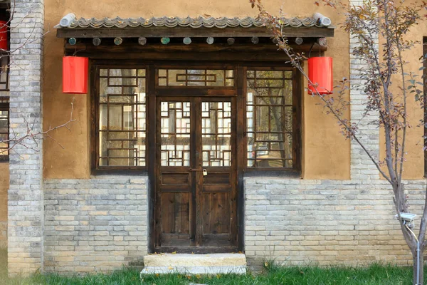 Le antiche case rurali cinesi — Foto Stock