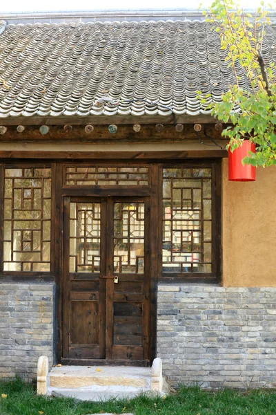 De gamla kinesiska lantliga husen — Stockfoto