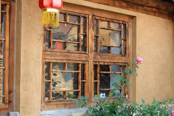 Las antiguas casas rurales chinas — Foto de Stock
