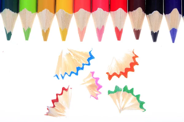 Renkli kalem, yakın çekim. — Stok fotoğraf