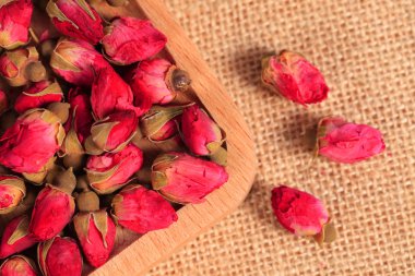 Gül çayı, yakın çekim.