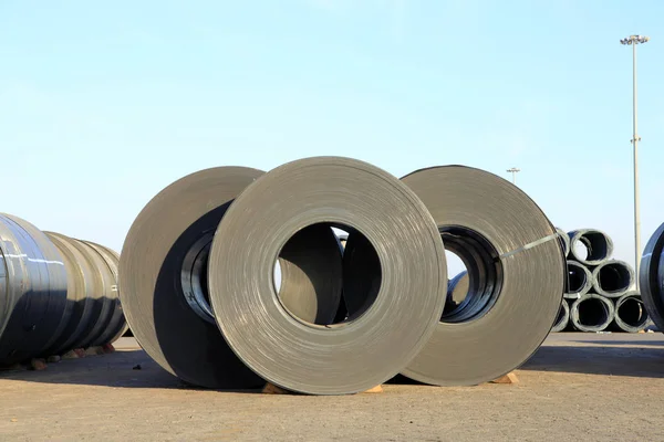 Roll steel — Stock Photo, Image