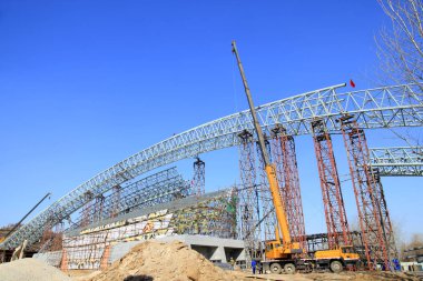 Çelik yapının inşası